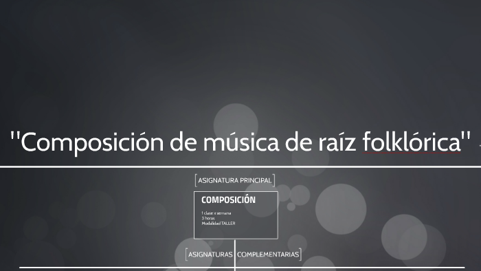 Composición de música de raíz folklórica by Octavio Taján on Prezi