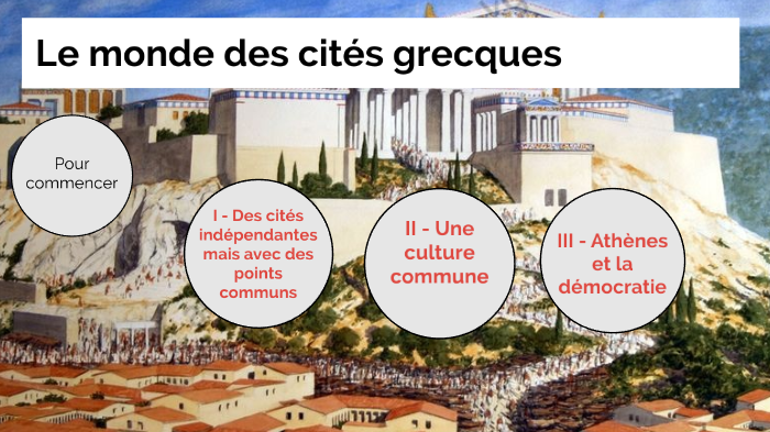 Le Monde Des Cités Grecques By C Bernard On Prezi