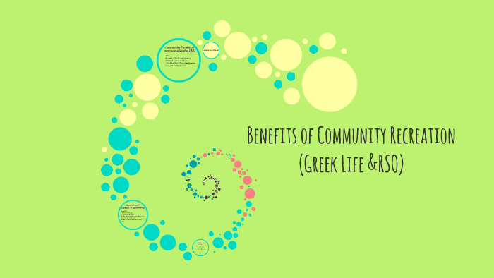 Benefits Of Community Recreation