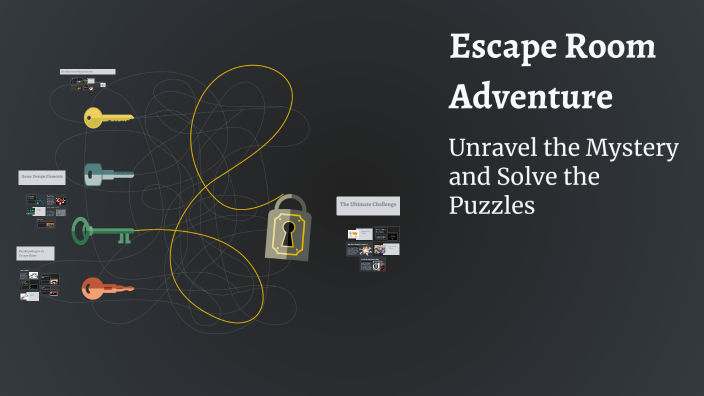 Escape Room Adventure by Natálie Součková on Prezi