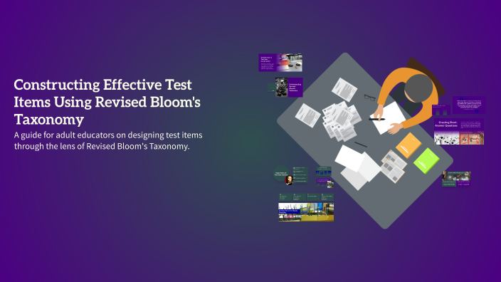 Form Testing Bloom Constructing Effective Test Items Using Revised Bloom's Taxonomy by ...