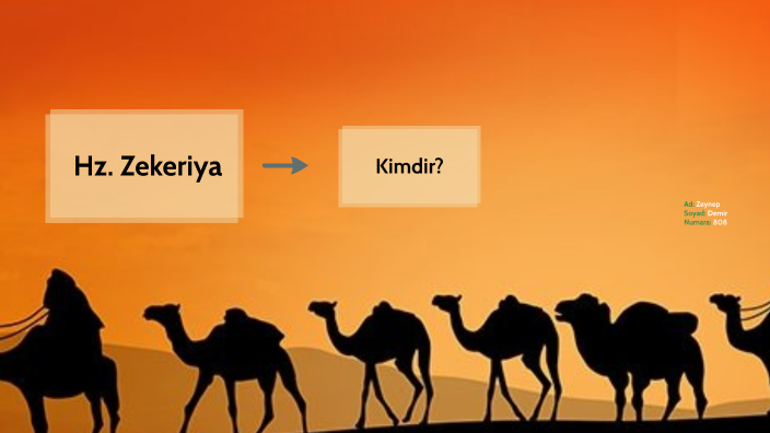 Peygamberimizin Hayatı, Hz. Zekeriya by zeynep zeynep on Prezi