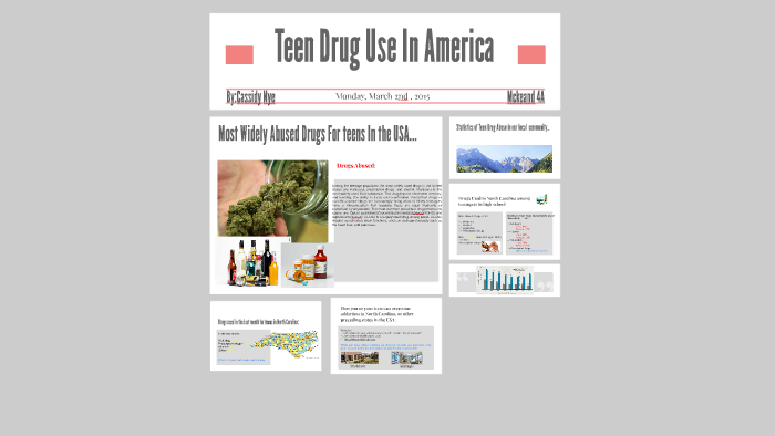 Teen Drug Use In America by Cassidy Nye on Prezi