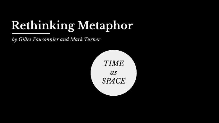 Rethinking Metaphor by Gilles Fauconnier and Mark Turner by Brak Brak ...