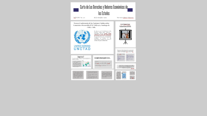 Carta de Los Derechos y Deberes Económicos de los Estados by Mariana ...