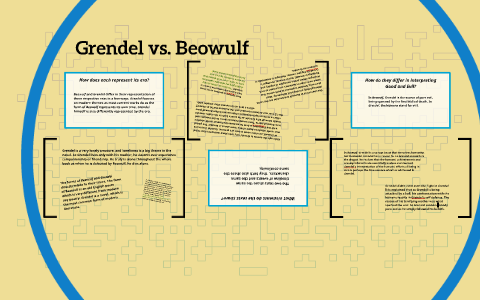 beowulf and grendel compare and contrast essay