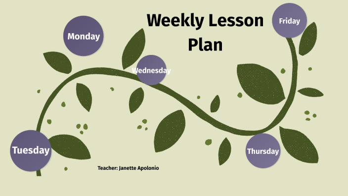 Example Kindergarten Lesson Plan by Janette Apolonio on Prezi