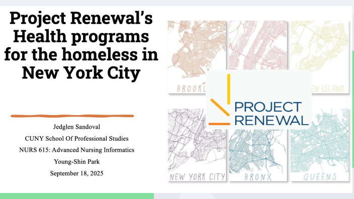 Project Renewal’s Health programs for the homeless in New York City by ...