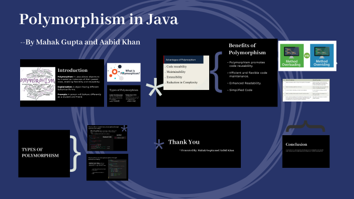 Polymorphism in Java by Mahak Gupta on Prezi