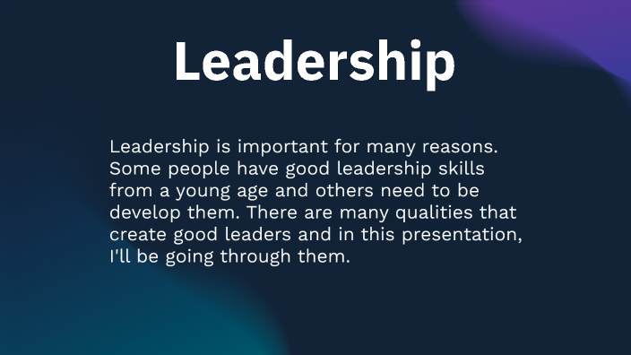 Leadership Presentation by Daphne Flannigan on Prezi