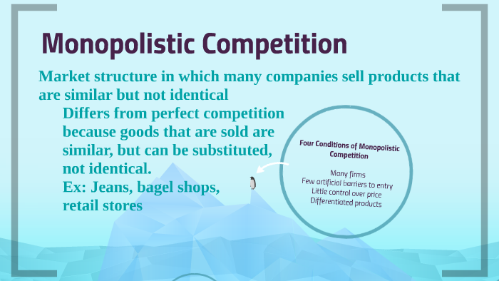 monopolistic competition products