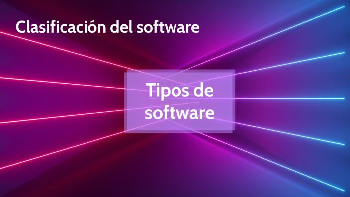 Clasificación Del Software By Camila Pacino Roble On Prezi