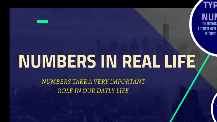 NUMBERS IN REAL LIFE by pili saenz seipel on Prezi