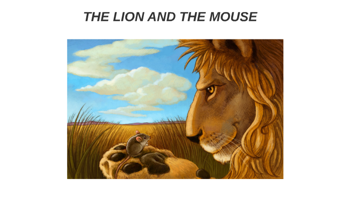 lion &amp; mouse dialogue by dan flan