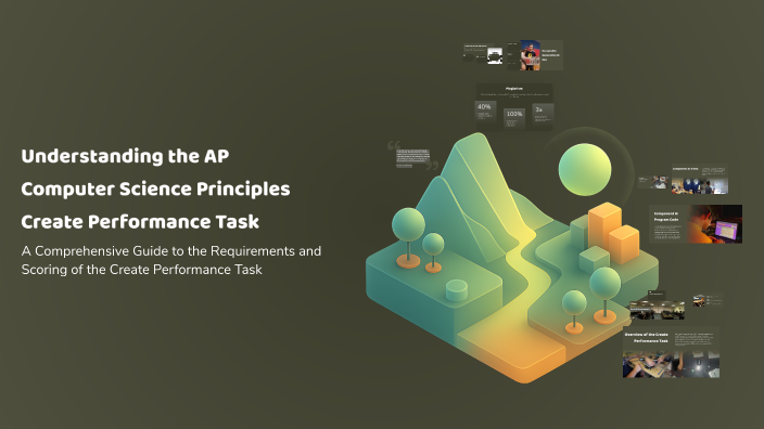 Understanding the AP Computer Science Principles Create Performance ...