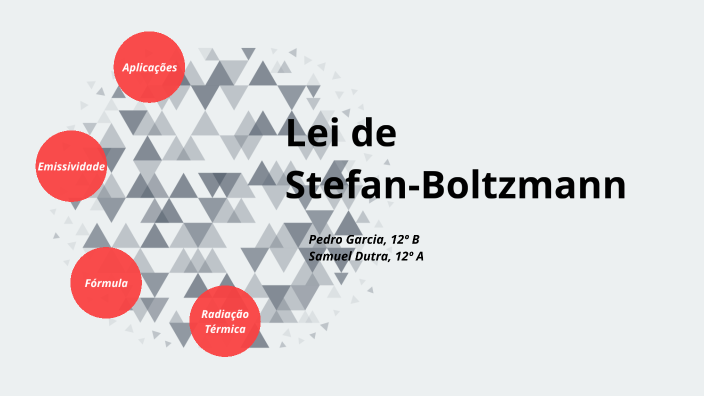 Lei de StefanBoltzmann by Samuel Dutra on Prezi