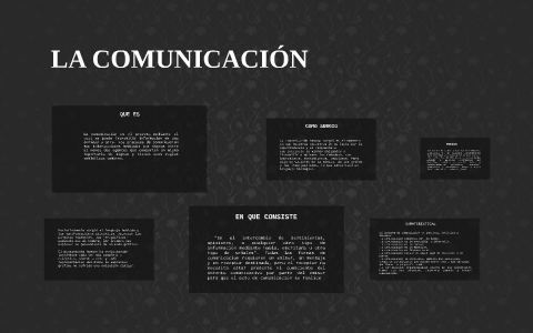 LA COMUNICACION by rolando ramirez on Prezi