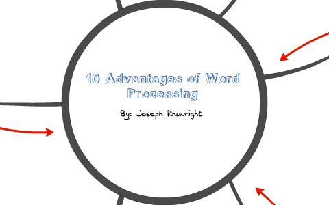 10 advantages of Word Processing by Joseph Rhubright on Prezi