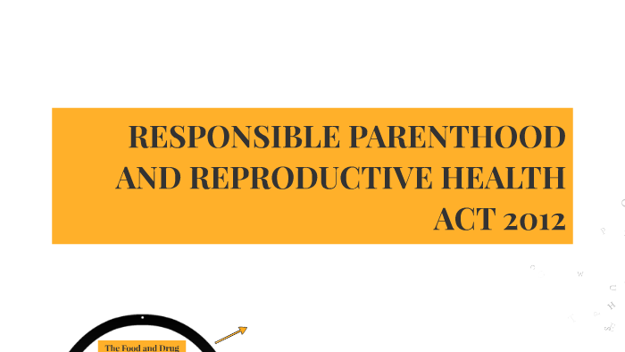 short essay about responsible parenthood and reproductive health act