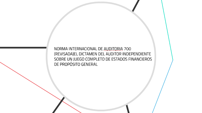 NORMA INTERNACIONAL DE AUDITORIA 700 (REVISADA)EL DICTAMEN D By Brayan ...