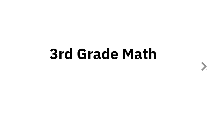 Math Rade 3 3rd Grade Math by Renee Gram on Prezi