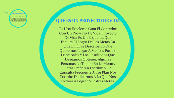 QUE ES UN PROYECTO DE VIDA by Saidy Lorena Palomares Medina on Prezi
