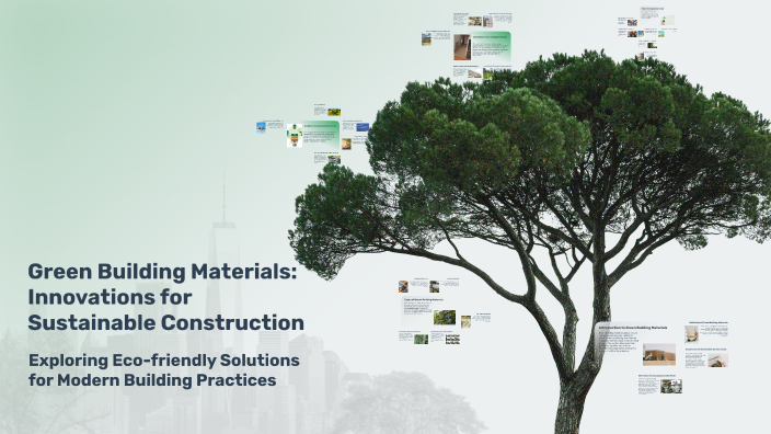 Green Building Materials: Innovations for Sustainable Construction by ...