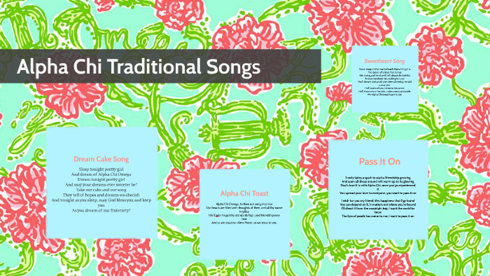 AXO Traditional Songs by Katie Zurbrick on Prezi