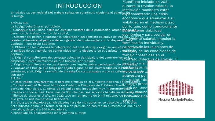En México La Ley Federal Del Trabajo señala en su artículo siguiente el