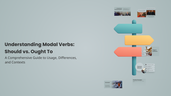 Understanding Modal Verbs: Should vs. Ought To by İlaha İsmayılzadə on ...