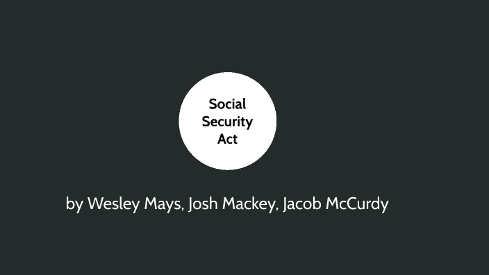 social-security-act-by-wesley-mays