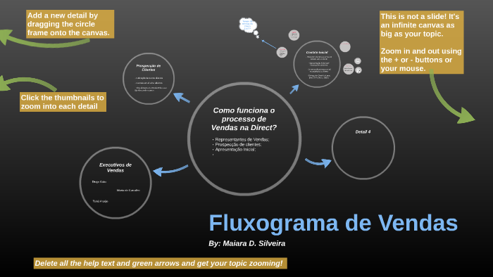 Fluxograma Vendas - Direct by Maiara Dias on Prezi