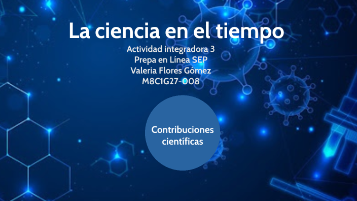 La ciencia en el tiempo by Vale Flores on Prezi