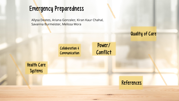 Emergency Preparedness By Allysa Deates On Prezi