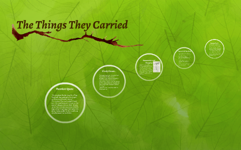 The Things They Carried by on Prezi