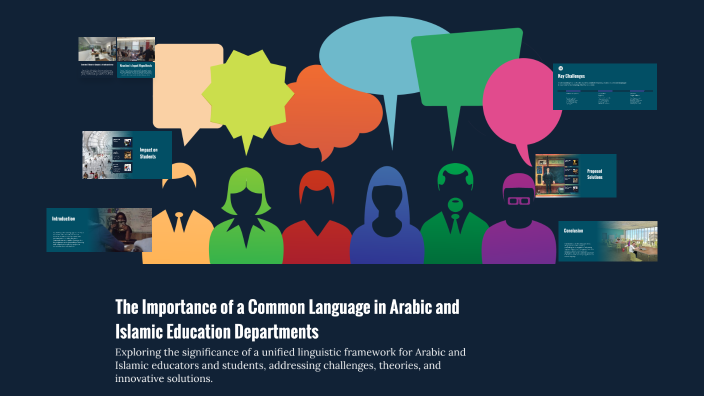 The Importance of a Common Language in Arabic and Islamic Education ...