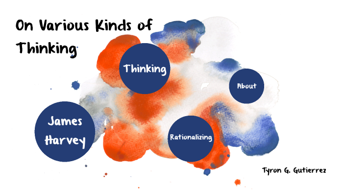 thesis statement on various kinds of thinking brainly