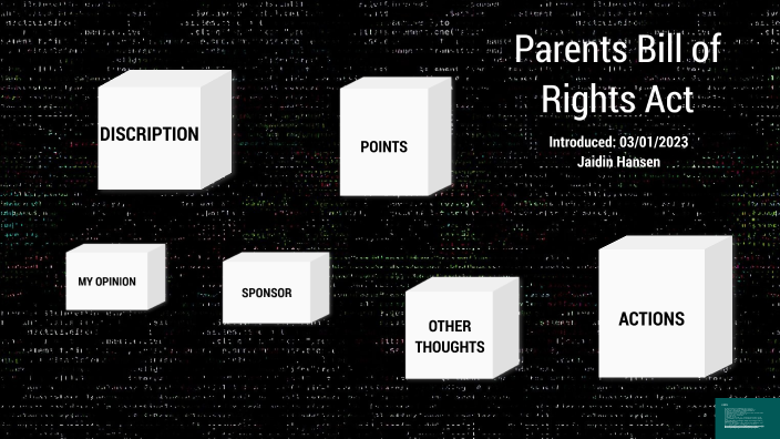 Final Research: Parents Bill of Rights Act by Jaidin Hansen on Prezi