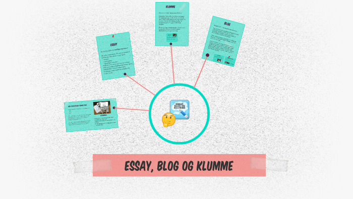 essay blog og klumme