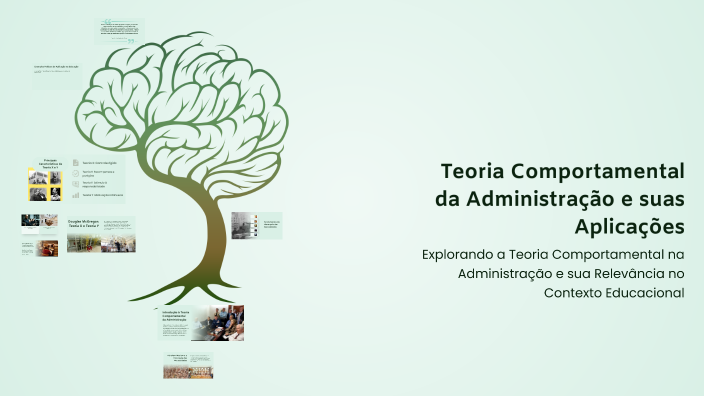 Teoria Comportamental da Administração e suas Aplicações by lucy ...