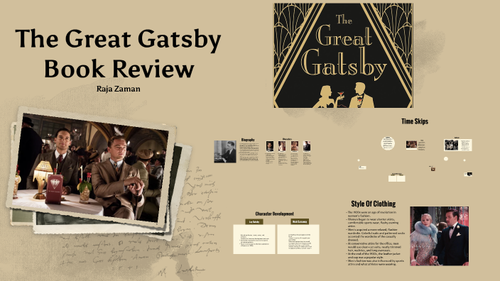 the great gatsby book review prezi