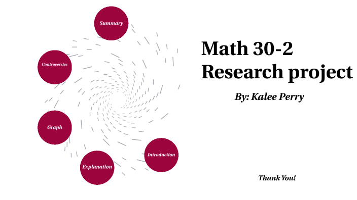 math 30 2 research project rubric