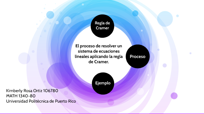 El Proceso De Resolver Un Sistema De Ecuaciones Lineales Aplicando La 