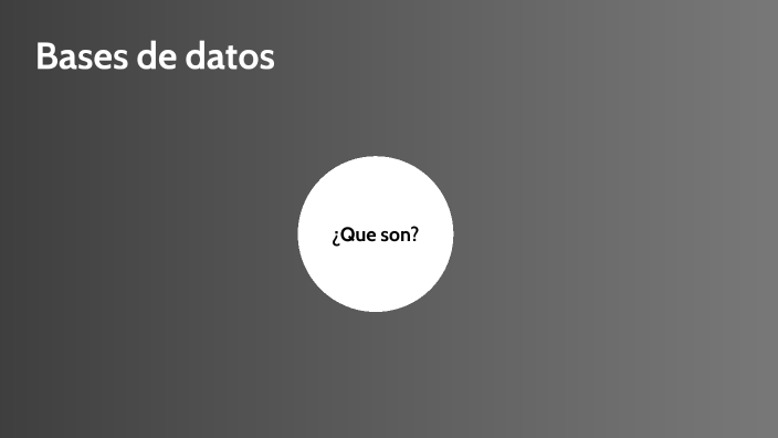 Bases de datos by Adrian Gonzalez Enriquez on Prezi
