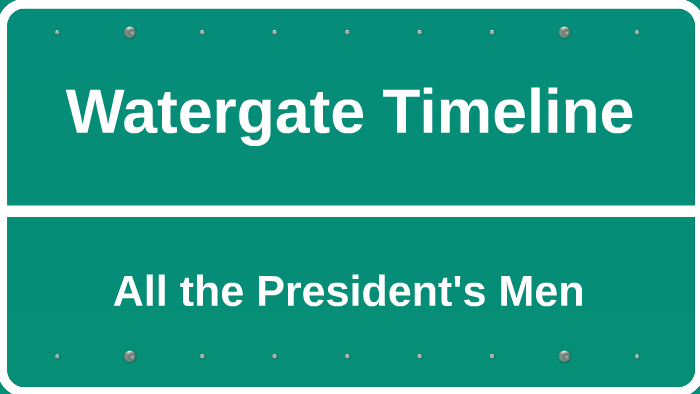 Watergate Timeline by Amber Williams Lusvardi