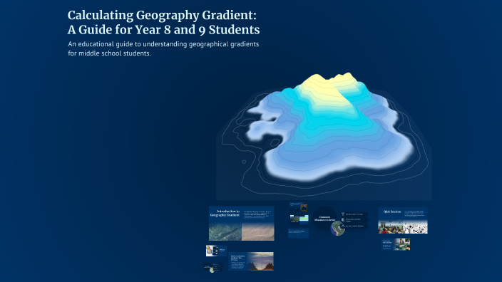 Calculating Geography Gradient: A Guide for Year 8 and 9 Students by ...