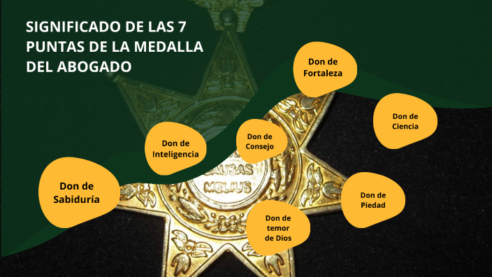 El significado de las 7 puntas de la Medalla del Abogado by Anthony