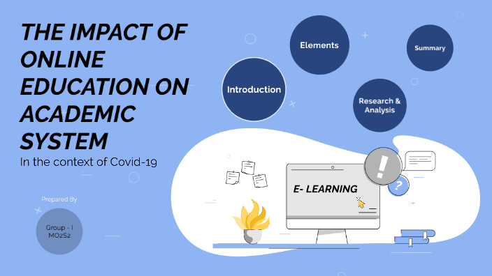 online education's effect on learning research paper