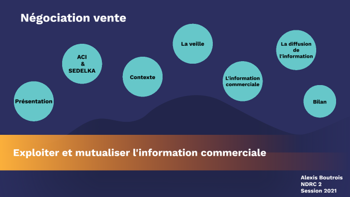 Exploiter et Mutualiser l'information commerciale by Alexis Boutrois on
