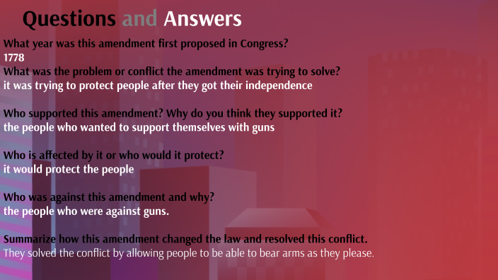 Second Amendment by Isaiah Lyons on Prezi